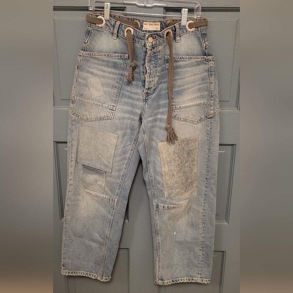 We The Free- Free People Moxie Barrels- Truest Blue- Size 26